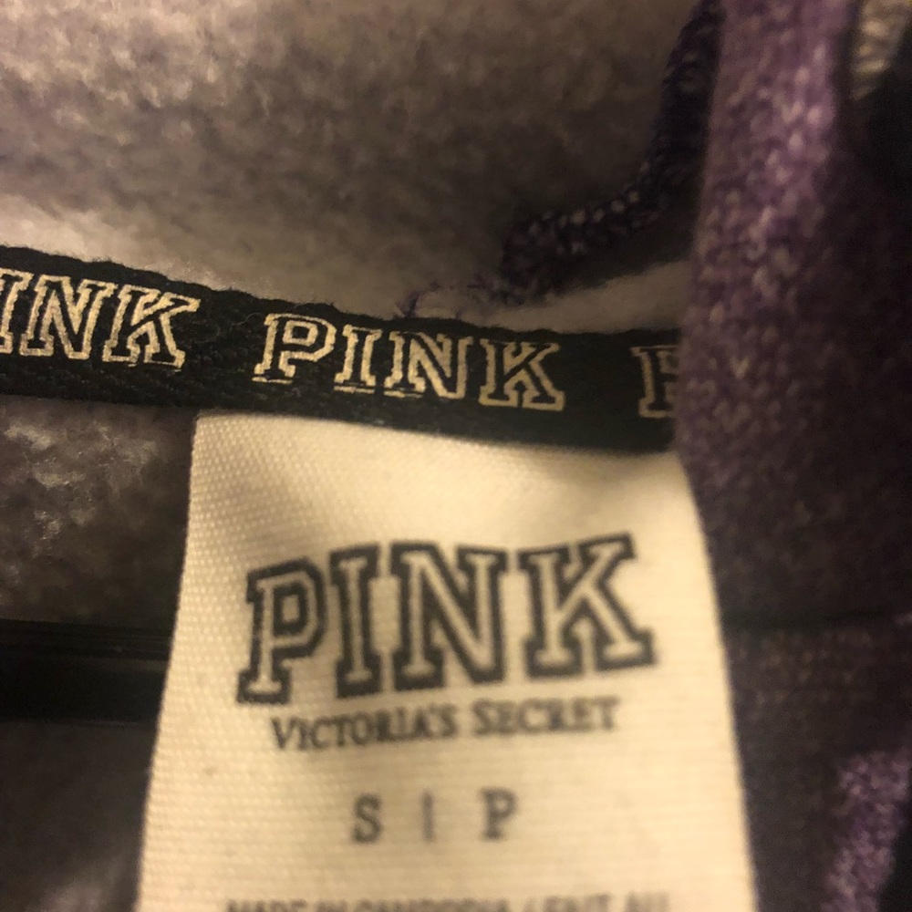 Pink zip up hoodie